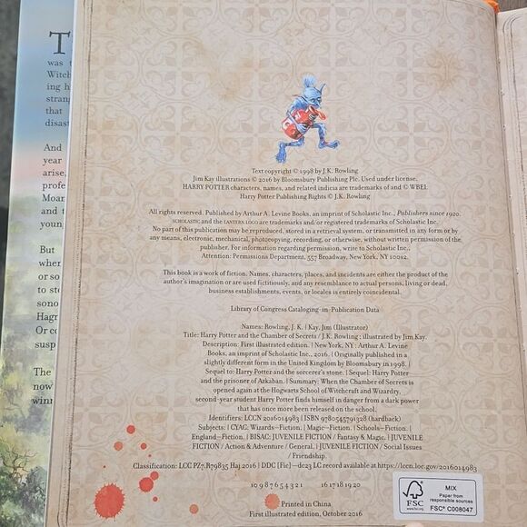 Harry Potter and the Chamber of Secrets Illustrated Edition - Picture 5 of 14